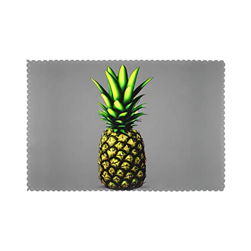 Set de table contre la chaleur évite traces vaisselle ananas - 2