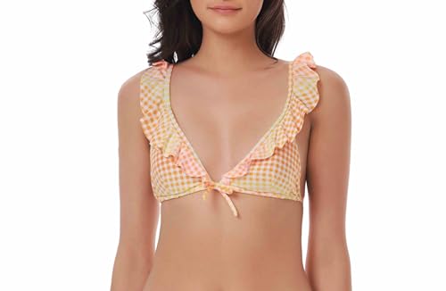 Haut de bikini Lucky Brand Riot à volants réglable pour femme