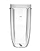 Xincheng kubek kompatybilny z Nutribullet, Nutribullet kubek zastępczy do 600 W i 900 W blender Nutribullet 18 uncji 24 uncji 32 uncji do Nutribullet 600 W Nutribullet Pro 900 Blender Sokowirówka Części zamienne