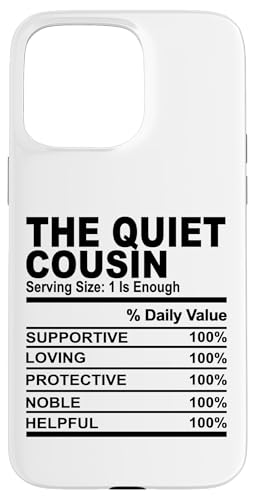 The Quiet cousin Funny cousins 男性 女性 家族 再会 スマホケース iPhone 15 Pro Max 用