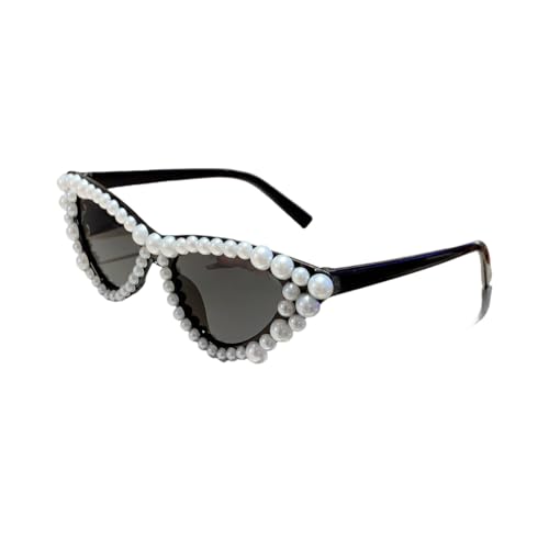 Lunettes de soleil œil de chat vintage femme noir contre l'éblouissement