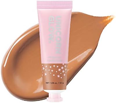 UNICORN GLOW HYDRATING FOUNDATION #11 NUTMEG Collagen Serum + Hyaluronic Acid + Ceramide Anti-Aging