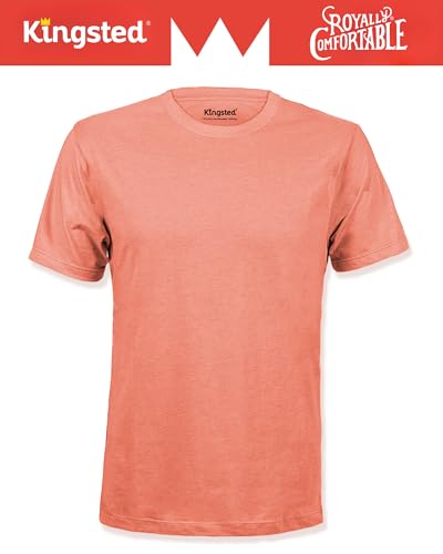 Image of Kingsted T-Shirts for Men Pack - Royally Comfortable - Super Soft Premium Fabric - Well-Crafted Classic Tee