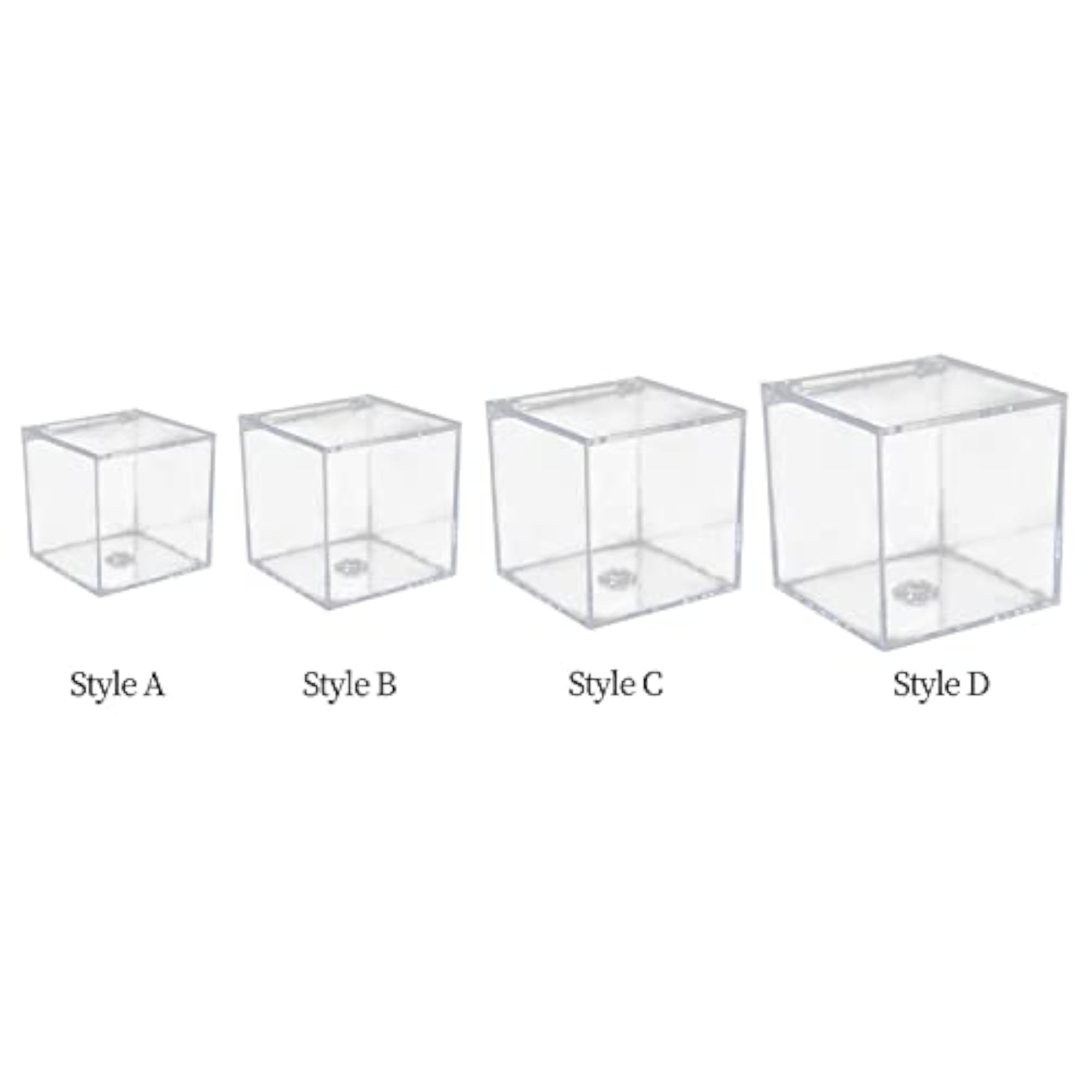 Acrylic Clear Box with Lids for Home and Wedding