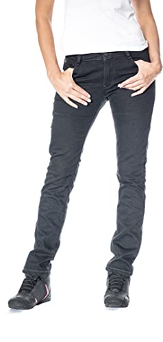 Billie Damen Motorrad Jeans - Schwarz - 27 - female