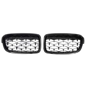 A to Z 3 Series Grill Compatible With Bmw 3 Series Grill F30 M3 Style Kidney Grill Grille Bumper Grill 2012-2018 Black Diamond
