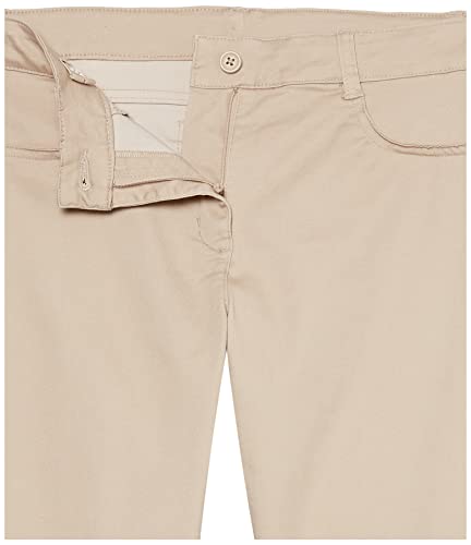 Image of Nautica Girls' School Uniform Twill Skinny Pants, Comfortable Stretch Material, Wrinkle & Fade Resistant