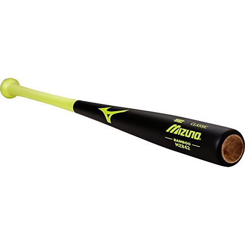 Mizuno Mzb62 Classic Bamboo Bat, Black/Lime, 31-Inch #TOP1
