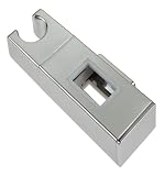 Supporto for soffione doccia for asta saliscendi rettangolare, supporto ABS regolabile con facile installazione