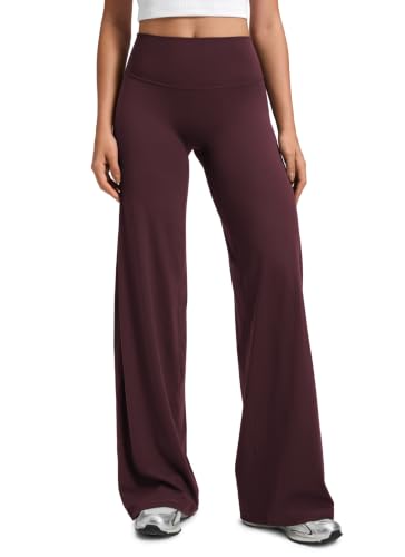 Image of CRZ YOGA Softretch Wide Leg Pants 28 inch /30 inch /32 inch | No Front Seam, Ultimate Comfort, Next to Skin, Yoga, Casual, High Waisted, for Women