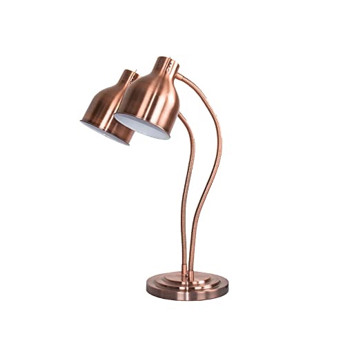 Restaurant Heating Lamp Freestanding Food Heating Infrared Food Warming Lamp for Home Kitchen Restaurant Buffet Keep Warm Portable Electric Heater Lamp 250w (Gold-2)