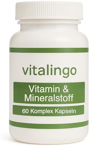 Vitalingo Vitamin & Mineralstoff Komplex 60 Kapseln