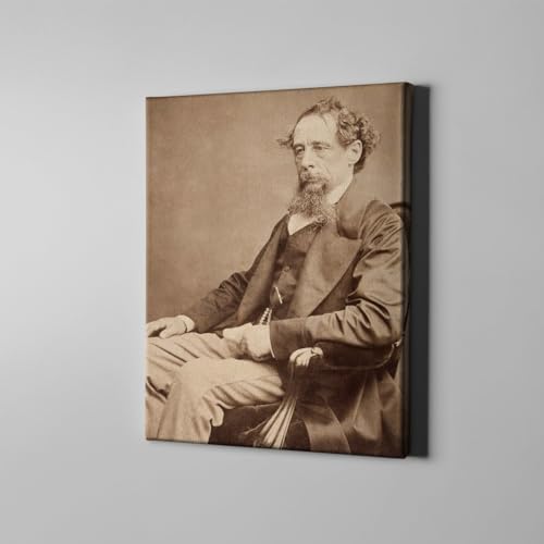 Charles Dickens Circa 1860s Spiffing Prints Galerie Toile Extra Large - 2