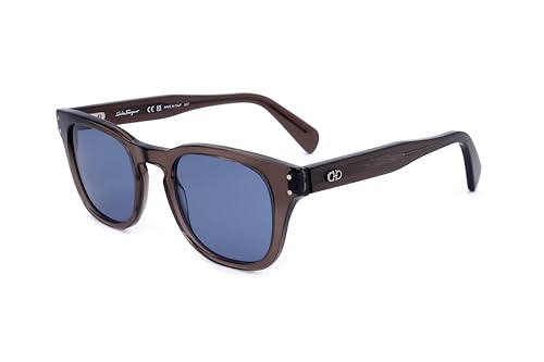 Ferragamo SF1057S 232 BROWN TRANSPARENT 49/21/150 男性用サングラス