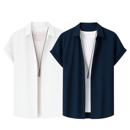 Image of Lymio Stylish Casual Regular Fit Shirt for Men|| Men Regular Fit Shirt (Available in Combo Packs) (S-Kent-)