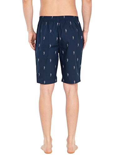 Image of Jockey Men's Regular Fit Cotton Shorts (9005 Navy Print1 Large)
