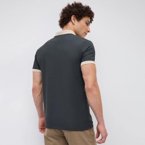 Image of Nostrum Mary Half Sleeve Polo T-Shirt with Two-Tone Collar, Stylish T Shirt for Men, Polo Tshirts for Men, Cotton T Shirt for Man, Casual Tshirt for Mens Boys