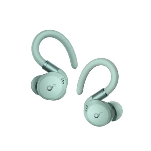 Soundcore Sport X20 cuffie bluetooth sport di Anker, auricolari cancellazione del rumore, rotabili e estensibili, bassi profondi, impermeabilità IP68 anti-sudore, anti-polvere, lungo riprodu