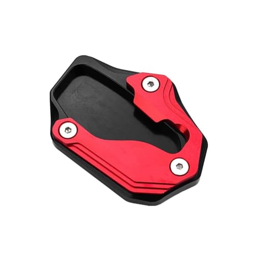 Coussin Béquille Moto ADV 350 Élargisseur de Béquille Latérale Pédale Auxiliaire Rouge 2021-2024