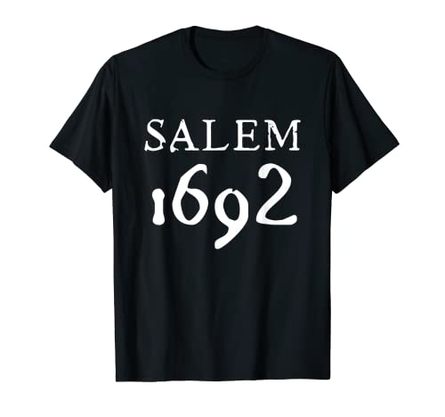 Salem 1692 Strega Halloween Wicca Storia della stregoneria occulto Maglietta
