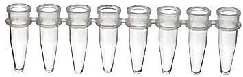 LABCON1141N61PK, 3940-550-000-9 PurePlus 8 Well PCR Tube Strip, in Bag, 0.2mL Capacity, Pack of 125