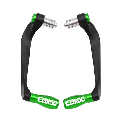 Motorrad Universal 22mm Lenker Griffe Schutz Für Honda CB1100 CB 1100 Bremse Kupplung Hebel Griff Bar Schutzfolie Griffstecker(Green)