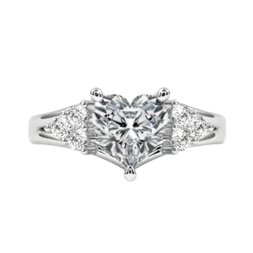 Image of Zarkan 925 Hallmark Heart Pure Silver Rings