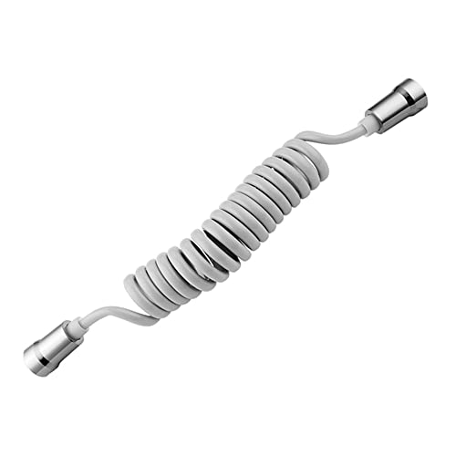Manguera de ducha de PVC gris con acabado premium para accesorios de baño 6