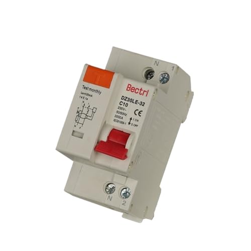 Disjoncteur différentiel RCBO 1P+N 230V avec protection courts-circuits