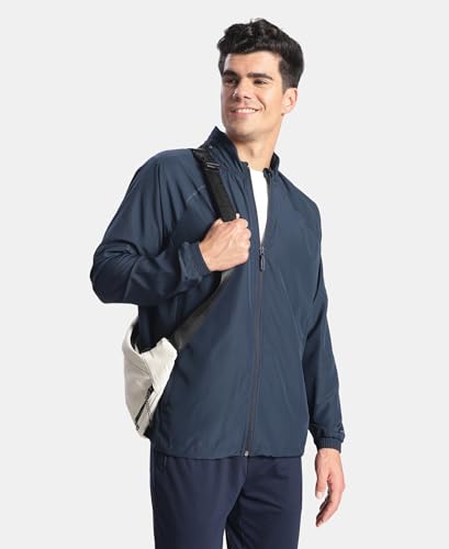 Image of Jockey MV40 Men Microfiber Water Resistant Convertible Active Wear Hoodie Jacket