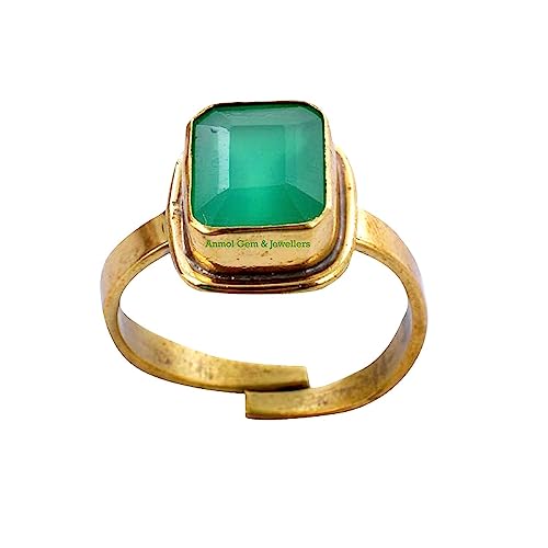 Bague onyx naturel certifiée 4,25 carats anneau réglable femme homme