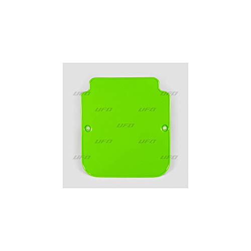 Plaque frontale UFO verte Kawasaki plastique pour plaque numéro