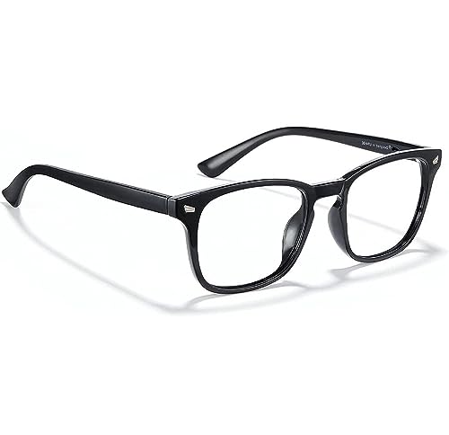 Image of CREEK Blue Light Blocking Glasses Gaming Filter Square Eyeglasses for Eye Protection Men Women, Computer /Tablet /Laptop /Mobile /TV, Anti-blue & Anti eyestrain with Testing Kit