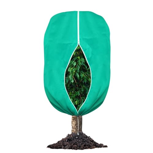 Piante covers per inverno Frost Bags per Shrubs Freeze Protection Cloth Garden Warm Jacket Bags Outdoor Plant Shrub Covers con Drawstring Winter Jackets Fruit Tree