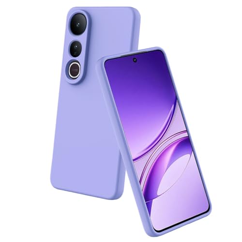 Image of Back Cover for Vivo V50 Lite 5G / V50 Lite 4G | Full Camera Protection | Premium Liquid Silicon Case | Flexible Bumper Case for Vivo V50 Lite 5G / V50 Lite 4G (Purple)