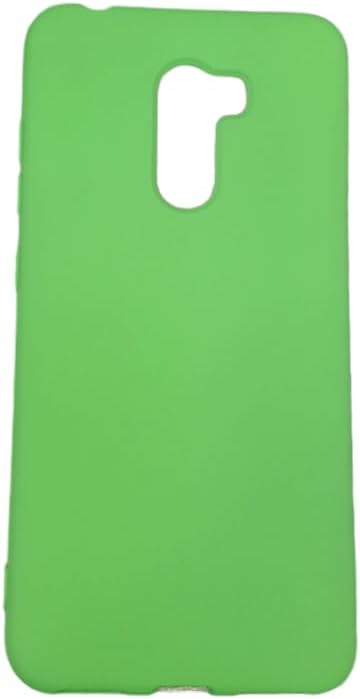 SILICONE COVER FOR POCO F1 Excellent quality and good protection for mobile (Black)