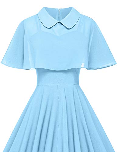 Image of GownTown Women's 1950s Cloak Two-Piece Cocktail Dress