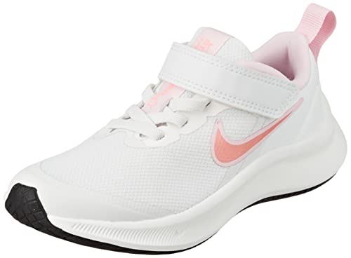 Nike Star Runner 3 SE Sneaker, Summit White/PINK Gaze-PINK Foam-Black, 31 EU