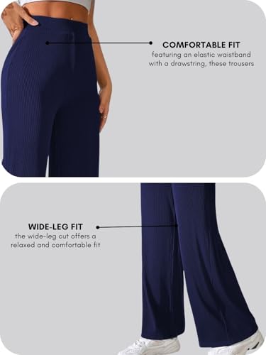 Image of GRECIILOOKS Women's Parachute Cargo Pants - High Waist Flared Korean Trousers| Trendy Casual Wear for Daily & Travel Use (Available in Plus Size)
