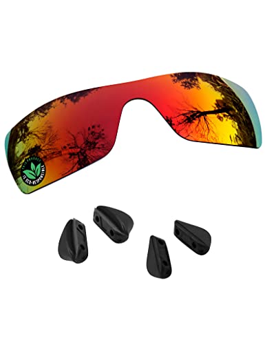 Image of Raydi Polycarbonate Replacement Lenses & Nosepads for Oakley Ridgeline OO9419 Sunglasses