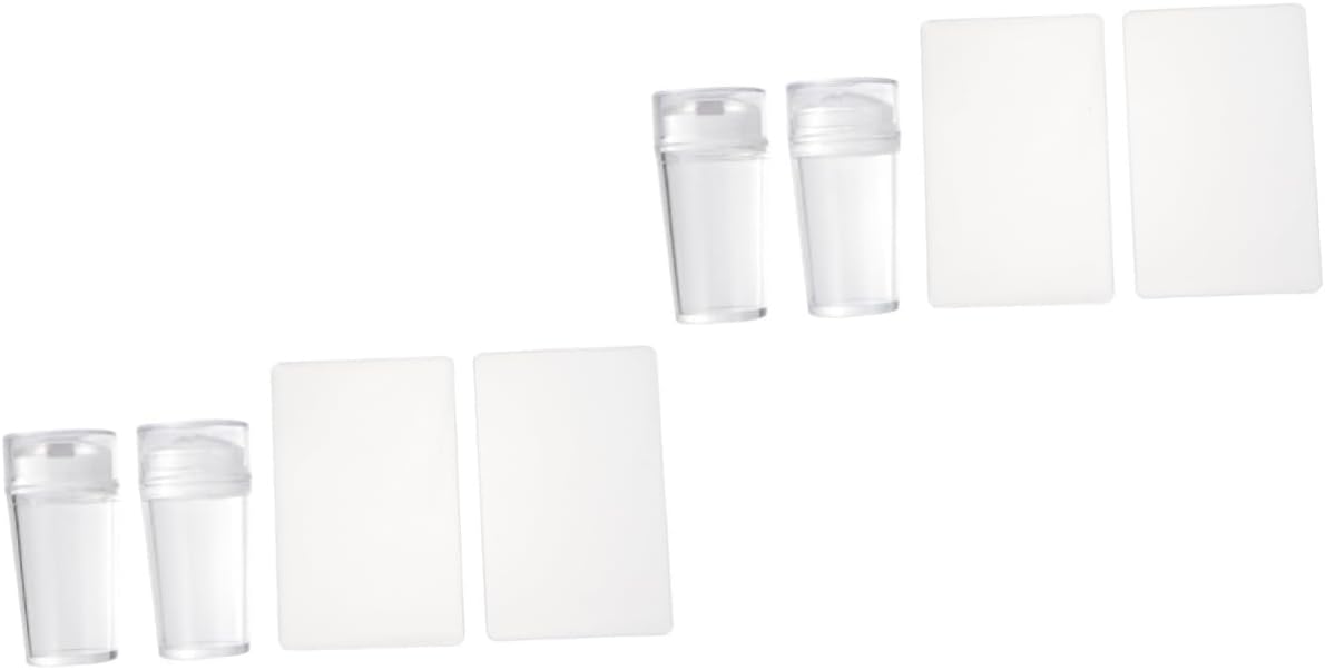 FOMIYES 2 Sets Nail Art Stempelplaten En Sjablonen Jelly Nail Art Stamper Nail Stamping Manicure Kit Gel Nagellak 4 Stuks * 2 FOMIYES 2 Sets Nail Art Stempelplaten En Sjablonen Jelly Nail Art Stamper Nail Stamping Manicure Kit Gel Nagellak 4 Stuks * 2