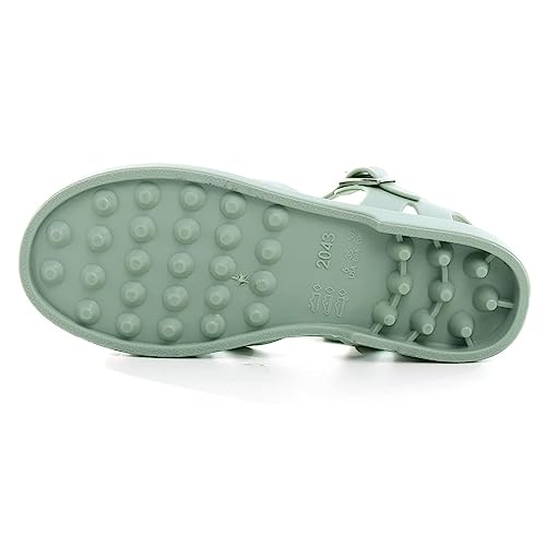 Image of Hee grand Crystal Jelly Heel Sandals for Women Summer Beach Jelly Shoes