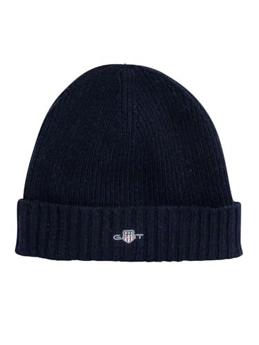 Bonnet en Laine GANT Unisexe Shield Bonnet Mixte Chaud Hiver