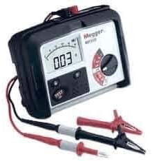 Megger MIT310-EN Insulation Tester 250V 500V 1kV Incl: Test Lead Set/Crocodile Clips