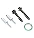 Minho 7PCS Exhaust Bolt 6MM Gasket Kit for Gy6 50cc 125cc 150cc Scooters ATVs Moped Go Karts Taotao Sunl Coolster Jonway Roketa Mufflter Mount Bolt M8*55 M8*50