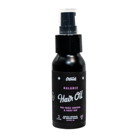 O'Douds Balance Hair Oil - Daily Control for Dry, Flyaway & Frizzy Hair - Conditions, Hydrates & Pre-Heat Protection - Plant-Based with Lavender & Peppermint, 2 oz. Cover