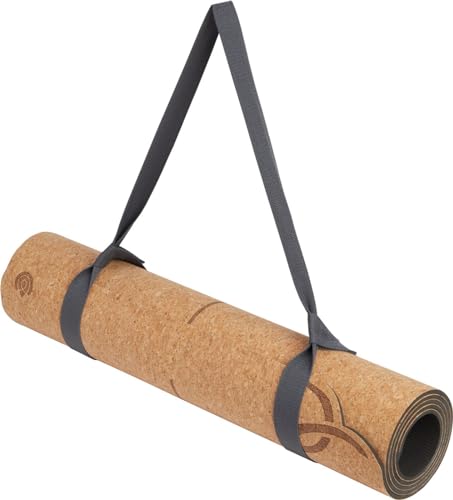 ENERGETICS Unisex Cork Yogamatta, Brown light, One Size