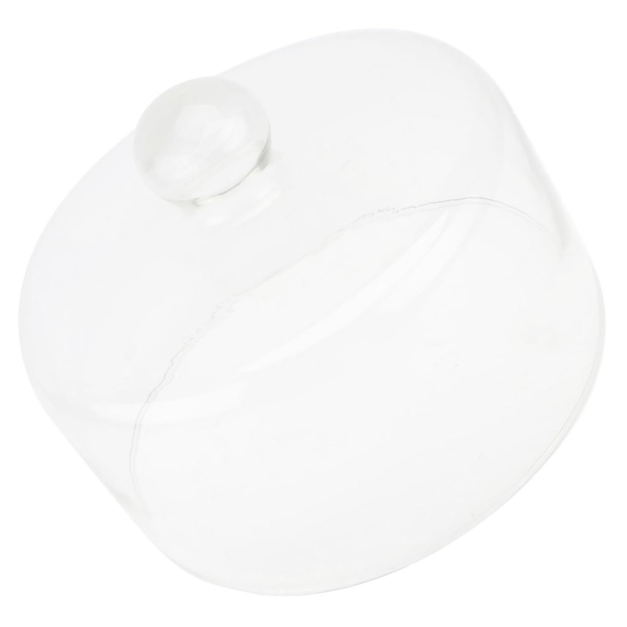 YARNOW Cloche à Gâteau en Verre Réutilisable Support Solide, Couvercle Transparent pour Activités et Fêtes, Accessoire Pâtisserie Professionnel Élégant