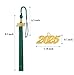 D DODOU Unisex Matte Graduation Cap and Gown Tassel Package for High School and Bachelor (Standard, Emerald Green, 51)
