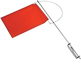 Mareteam Windrichtungsanzeiger - Verklicker A4-AISI 316-130 x 100 mm rot (190 x 150 mm)